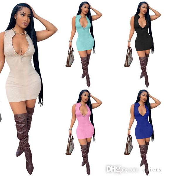 womens solid dresses pit stripe fabric zipper sleeveless straight tube dress nightclub wear, Black;gray
womens solid dresses pit stripe fabric zipper sleeveless straight tube dress nightclub wear, Black;gray