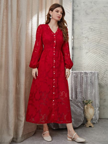 jacquard lantern sleeve a-line dress g1vz#, Black;gray
jacquard lantern sleeve a-line dress g1vz#, Black;gray