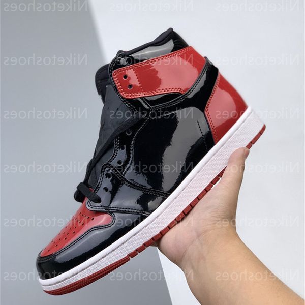 1 high og bred patent basketball shoes mens womens trainer classic 1s varsity red skateboard shoe patent leather
1 high og bred patent basketball shoes mens womens trainer classic 1s varsity red skateboard shoe patent leather