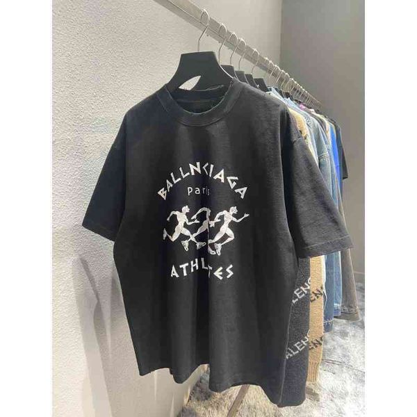 2022 designer bal t shirt correct high neckline destroys the runner's marathon portrait running printed round neck b home short sleeve, White;black
2022 designer bal t shirt correct high neckline destroys the runner's marathon portrait running printed round neck b home short sleeve, White;black