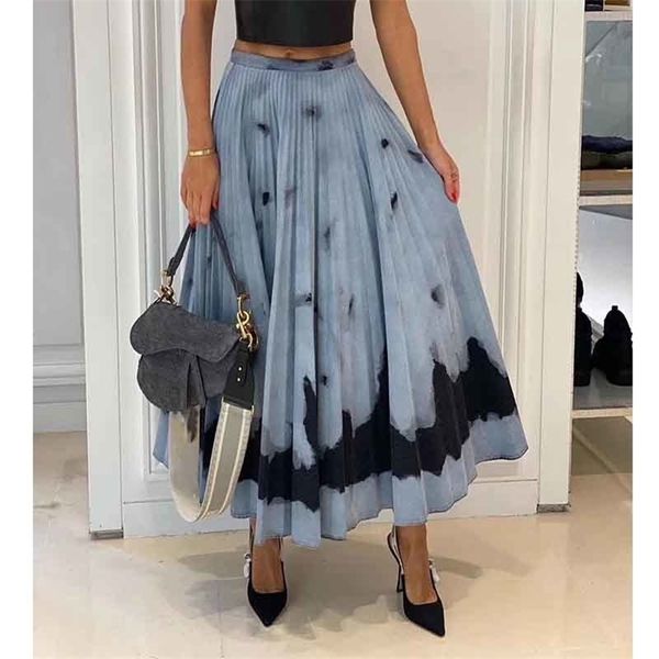 cosmicchic ss runway designer maxi skirt high waist big swing elegant retro aline skirt tiedye print pleated long skirts t200324, Black
cosmicchic ss runway designer maxi skirt high waist big swing elegant retro aline skirt tiedye print pleated long skirts t200324, Black