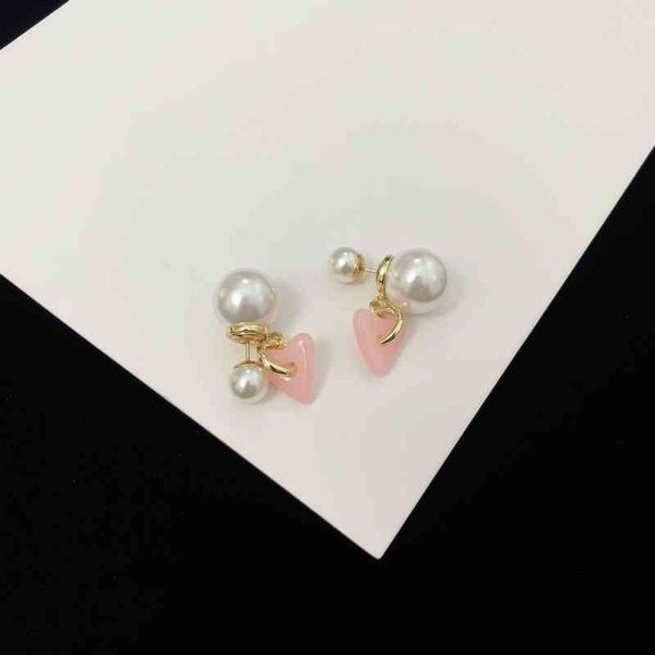 2022 women's fashion all-match high-quality new personality necklace brand wholesale family di love pearl earrings female brass letter, Silver
2022 women's fashion all-match high-quality new personality necklace brand wholesale family di love pearl earrings female brass letter, Silver