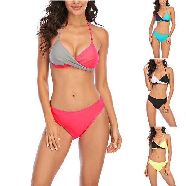 2021 new swimsuit splicing package split bikini swimsuit bikini
2021 new swimsuit splicing package split bikini swimsuit bikini