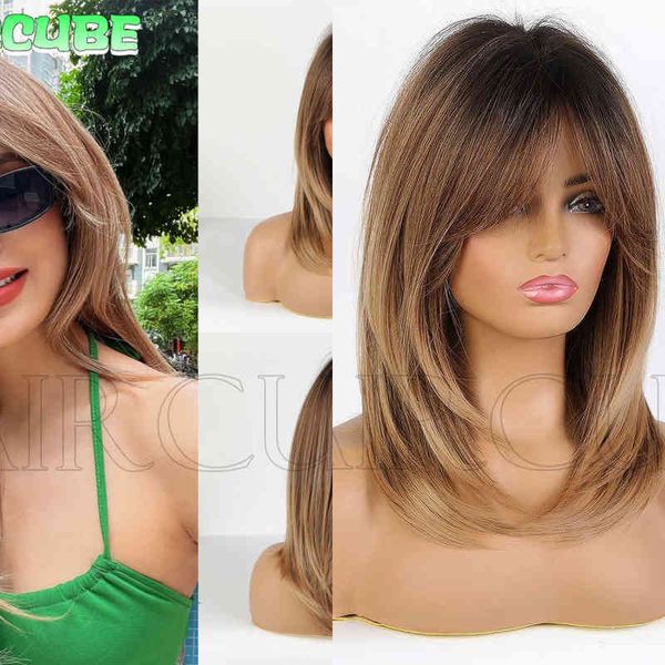 synthetic wigs new dyed dark brown shaped bangs wig headgear female wigs high temperature silk material mature temperament 220527, Black
synthetic wigs new dyed dark brown shaped bangs wig headgear female wigs high temperature silk material mature temperament 220527, Black