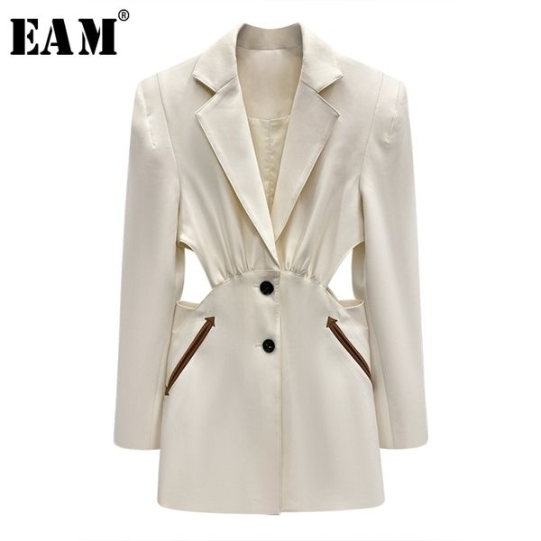 eam women hollow out split joint temperament blazer lapel long sleeve loose fit jacket fashion spring autumn 1x895 y201026, White;black
eam women hollow out split joint temperament blazer lapel long sleeve loose fit jacket fashion spring autumn 1x895 y201026, White;black