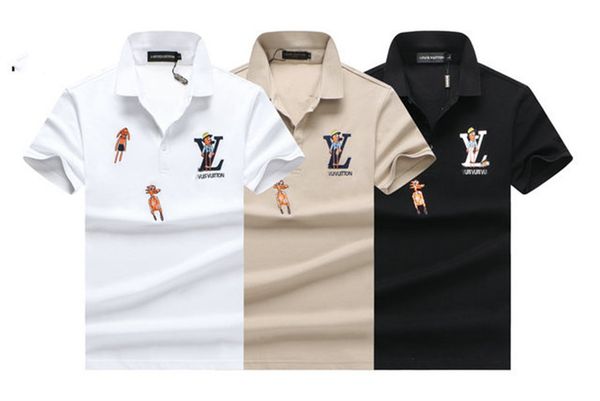 2022 luxury brand mens designer polo t shirt summer fashion breathable short-sleeved lapel casual g36, White;black
2022 luxury brand mens designer polo t shirt summer fashion breathable short-sleeved lapel casual g36, White;black