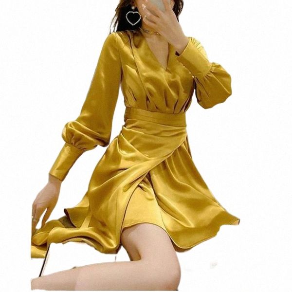 casual dresses yellow elegant dress women autumn split designer mini female irregular korean one-piece fall 2022 e9y6#, Black;gray
casual dresses yellow elegant dress women autumn split designer mini female irregular korean one-piece fall 2022 e9y6#, Black;gray