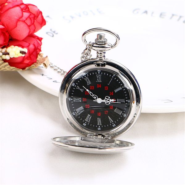 10pcs pocket watches retro flip roman polished men's watch student quartz watch-5e55tx23, Slivery;golden
10pcs pocket watches retro flip roman polished men's watch student quartz watch-5e55tx23, Slivery;golden