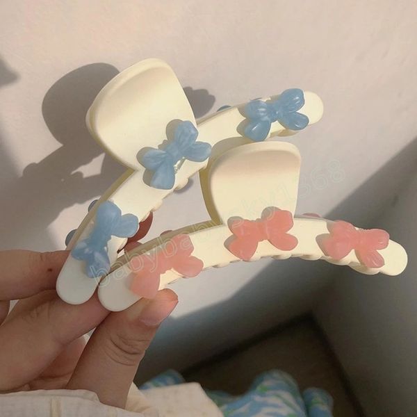 women fashion simple acrylic bow hair claw retro hair clips barrette headband hairpin trend hair accessories, Slivery;white
women fashion simple acrylic bow hair claw retro hair clips barrette headband hairpin trend hair accessories, Slivery;white