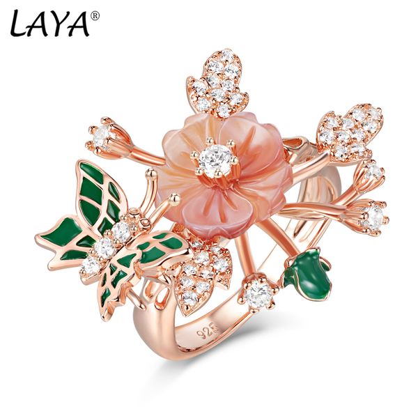 laya cluster ring for women zircon natural shell flower butterfly enamel 925 sterling silver anillos fashion jewelry 2022 trend, Golden;silver
laya cluster ring for women zircon natural shell flower butterfly enamel 925 sterling silver anillos fashion jewelry 2022 trend, Golden;silver
