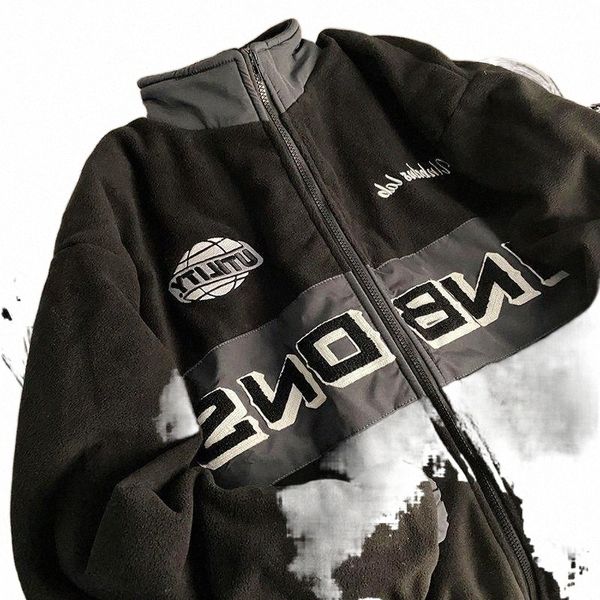 men's hoodies & sweatshirts american retro street lamb velvet stitching thick coat men and women autumn winter loose stand-up collar co, Black
men's hoodies & sweatshirts american retro street lamb velvet stitching thick coat men and women autumn winter loose stand-up collar co, Black