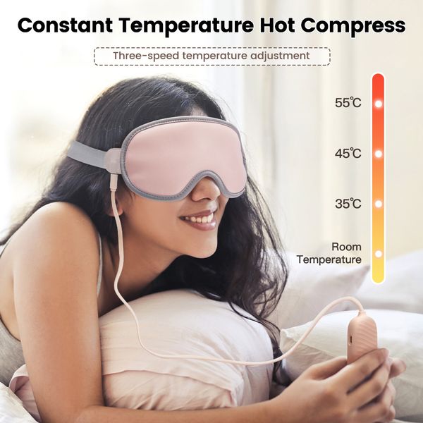new electric heated eye mask sleeping mask wireless rechargeable vibration eye massager relieve eye strain dark circles dry
new electric heated eye mask sleeping mask wireless rechargeable vibration eye massager relieve eye strain dark circles dry