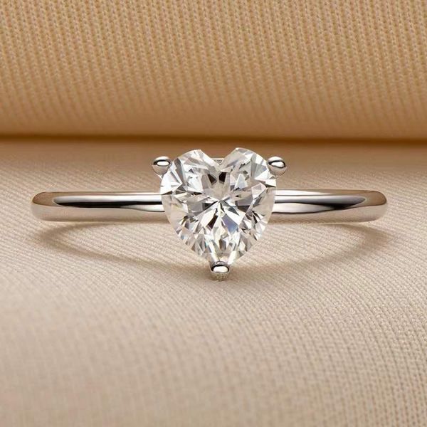 cluster rings trendy 1 d color heart moissanite engagement ring women jewelry white gold plated 925 sterling silver gra, Golden;silver
cluster rings trendy 1 d color heart moissanite engagement ring women jewelry white gold plated 925 sterling silver gra, Golden;silver