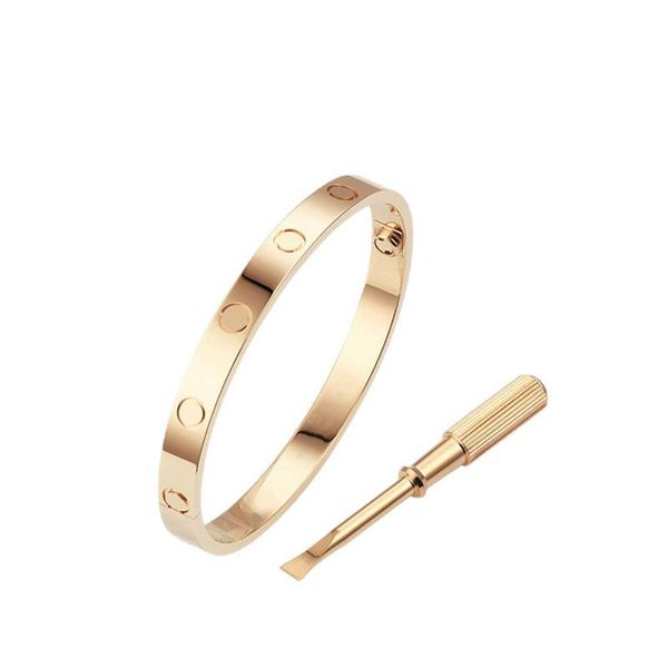 love screw bracelet designer bracelets luxury jewelry women bangle classic 5.0 titanium steel alloy gold-plated craft colors 250p, Black
love screw bracelet designer bracelets luxury jewelry women bangle classic 5.0 titanium steel alloy gold-plated craft colors 250p, Black