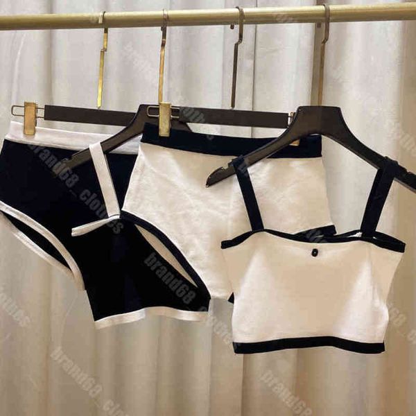 22ss women designer swimsuit 2 piece wool knit sports bra and shorts swimwear sling bikini set swimsuits beach swimming bathing suit a1, White;black
22ss women designer swimsuit 2 piece wool knit sports bra and shorts swimwear sling bikini set swimsuits beach swimming bathing suit a1, White;black