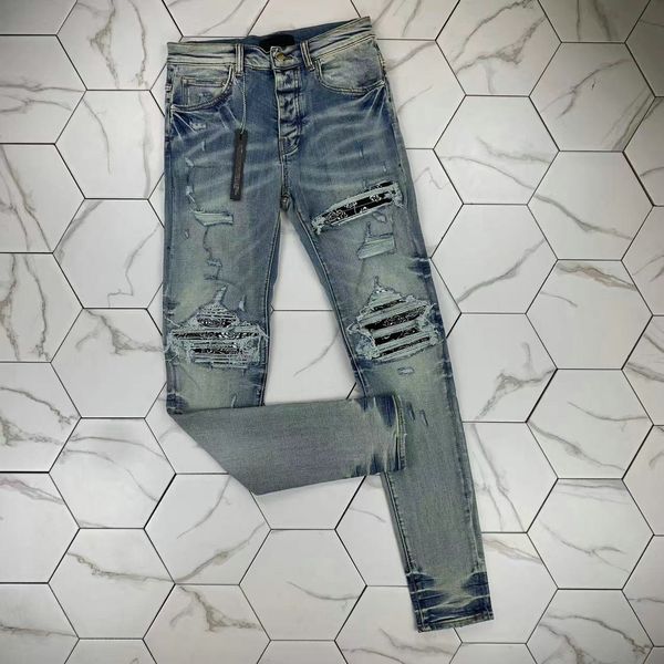 hm532 mens jeans distressed motorcycle biker jean rock skinny slim ripped hole stripe fashionable snake embroidery denim pants, Blue
hm532 mens jeans distressed motorcycle biker jean rock skinny slim ripped hole stripe fashionable snake embroidery denim pants, Blue