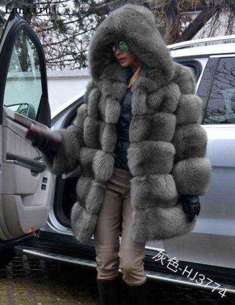 lanxirui elegant faux fur coat women winter fashion medium long artifical fur coat lady warm fake fur coats female l220714, Black
lanxirui elegant faux fur coat women winter fashion medium long artifical fur coat lady warm fake fur coats female l220714, Black