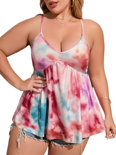 plus tie dye cami l3tp#, Black
plus tie dye cami l3tp#, Black