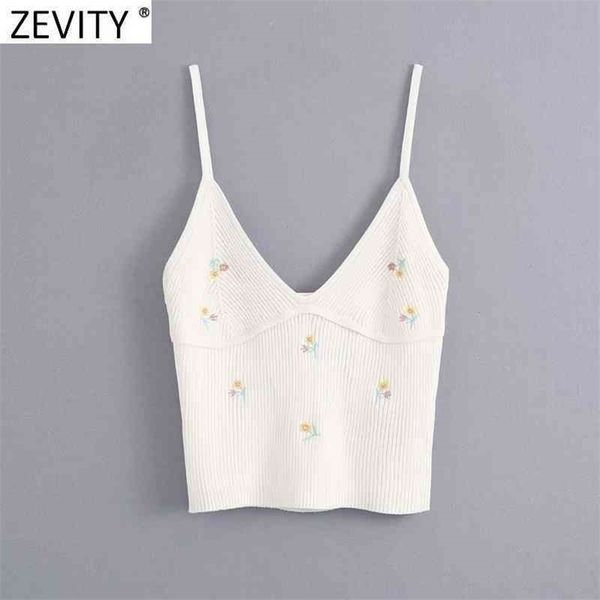 zevity women fashion floral embroidery camis tank summer wear female v neck knitted casual slim sling vest crop ls6984 210326, White
zevity women fashion floral embroidery camis tank summer wear female v neck knitted casual slim sling vest crop ls6984 210326, White