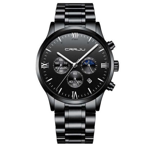 crrju 2021 fashion mens quartz watches simple fashion casual dress stainless steel watches 30m daily waterproof date relogio wristwatches, Slivery;brown
crrju 2021 fashion mens quartz watches simple fashion casual dress stainless steel watches 30m daily waterproof date relogio wristwatches, Slivery;brown