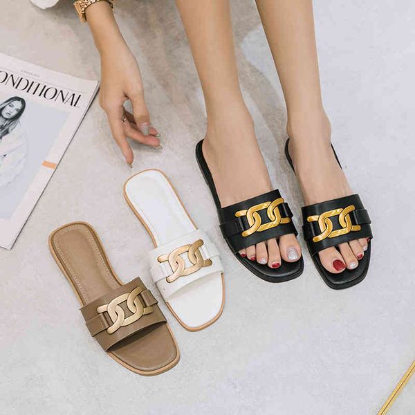 slippers women wear net red fashion cool slippers outside in summer. women's flat bottoms are versatile, and women's one-line 7ao8, Black
slippers women wear net red fashion cool slippers outside in summer. women's flat bottoms are versatile, and women's one-line 7ao8, Black