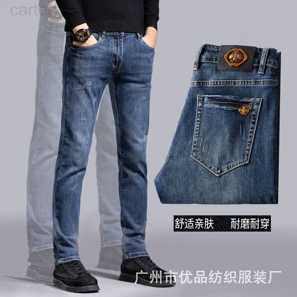 men's jeans designer high end men's jeans cat scratch small feet elastic autumn and winter straight tube slim fit fashionable leg9, Blue
men's jeans designer high end men's jeans cat scratch small feet elastic autumn and winter straight tube slim fit fashionable leg9, Blue