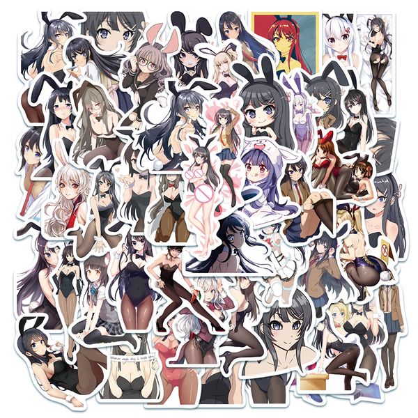 50pcs japan anime cartoon bunny girl stickers for snowboard lapluggage fridge diy styling vinyl home decor stickers
50pcs japan anime cartoon bunny girl stickers for snowboard lapluggage fridge diy styling vinyl home decor stickers