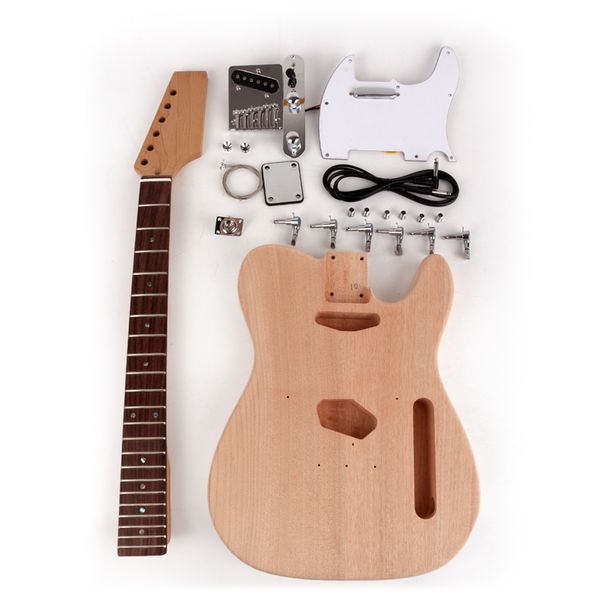 electric guitar kit roasted maple neck fretboard mahogany body 22 frets tele
electric guitar kit roasted maple neck fretboard mahogany body 22 frets tele