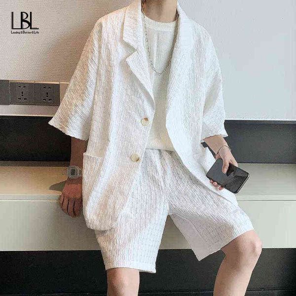 summer chic fried street mens t shirts suit casual fashion five-point short-sleeved white jacket handsome loose male, Gray
summer chic fried street mens t shirts suit casual fashion five-point short-sleeved white jacket handsome loose male, Gray