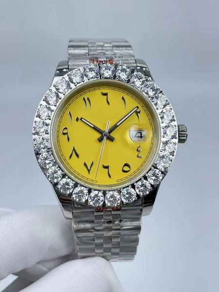 men's watches 41mm datejust automatic mechanical mens watch big diamond bezel stainless steel strap waterproof man wristwatch men desig, Slivery;brown
men's watches 41mm datejust automatic mechanical mens watch big diamond bezel stainless steel strap waterproof man wristwatch men desig, Slivery;brown