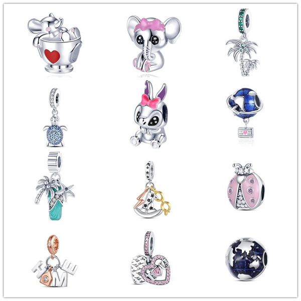 new s925 sterling silver beaded original fit pandora charm bracelet animal earth girls fashion casual accessories women gifts diy jewelry pe, Black
new s925 sterling silver beaded original fit pandora charm bracelet animal earth girls fashion casual accessories women gifts diy jewelry pe, Black
