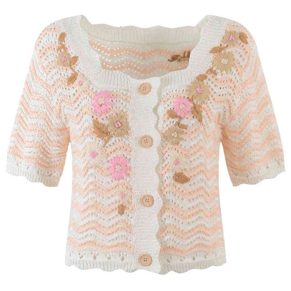 women's sweaters embroidered flower square neck sweater summer gentle aging long sleeved single breasted slim fitting hollow out r5tv, White;black
women's sweaters embroidered flower square neck sweater summer gentle aging long sleeved single breasted slim fitting hollow out r5tv, White;black