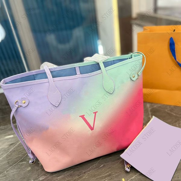 2 pcs colorful women tote shopping bags designer wummer beach handbags with purses large capacity shoulder bag with amazing quality
2 pcs colorful women tote shopping bags designer wummer beach handbags with purses large capacity shoulder bag with amazing quality