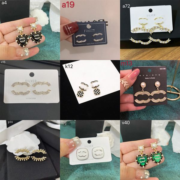 designer gold silver plated letters stud geometric charm women crystal rhinestone pearl earring wedding party jewelry, Golden;silver
designer gold silver plated letters stud geometric charm women crystal rhinestone pearl earring wedding party jewelry, Golden;silver