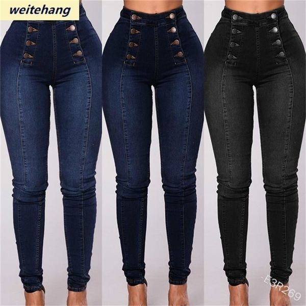 vintage skinny doublebreasted high waist pencil jeans women slim fit stretch denim pants full length denim tight trousers 88 220701, Blue
vintage skinny doublebreasted high waist pencil jeans women slim fit stretch denim pants full length denim tight trousers 88 220701, Blue
