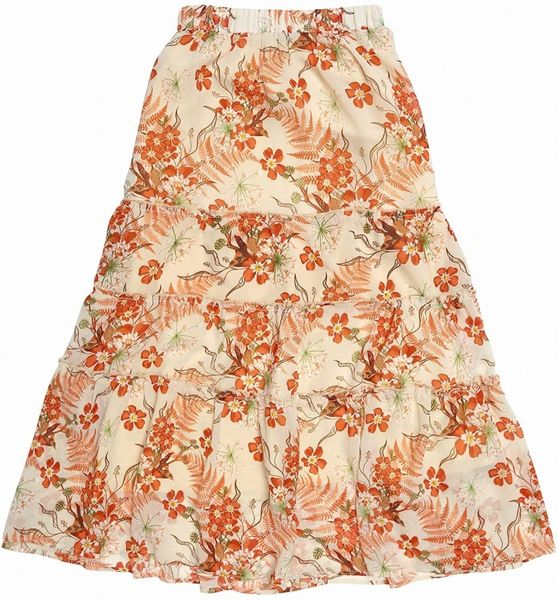 k women's floral long skirts elastic waist tiered ruffle boho midi skirt r1yw#, Black
k women's floral long skirts elastic waist tiered ruffle boho midi skirt r1yw#, Black