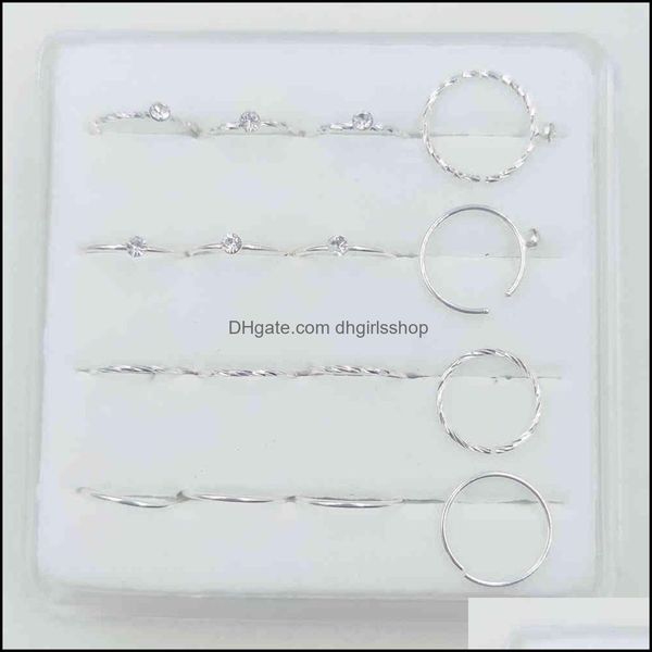 toe rings body jewelry 16pcs/lot 925 sterling sier nose ring 22 g hoop piercing drop delivery 2021 dh4z0, Silver
toe rings body jewelry 16pcs/lot 925 sterling sier nose ring 22 g hoop piercing drop delivery 2021 dh4z0, Silver