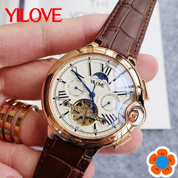 factory men automatic watch mechanical movement 48mm sapphire luminous clock calendar chronograph waterproof sports monte luxury wristwatch, Slivery;brown
factory men automatic watch mechanical movement 48mm sapphire luminous clock calendar chronograph waterproof sports monte luxury wristwatch, Slivery;brown