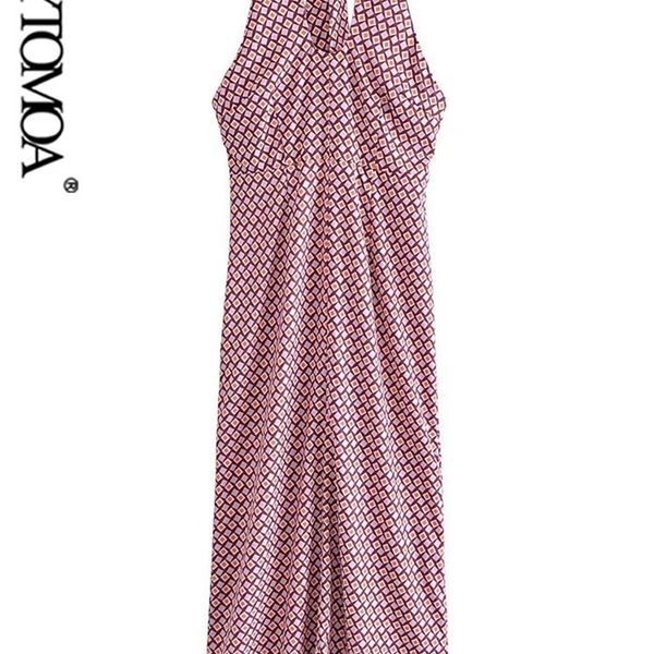 women fashion geometric print midi halter dress vintage backless zipper ties straps female dresses vestidos mujer 220526, Black;gray
women fashion geometric print midi halter dress vintage backless zipper ties straps female dresses vestidos mujer 220526, Black;gray