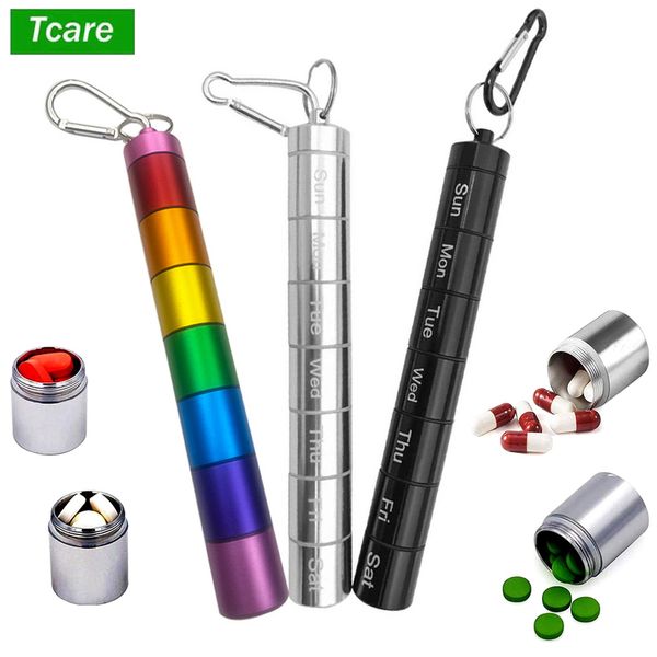 tcare pill box organizer 7 day weekly aluminium alloy portable waterproof pill holder medicine case pill dispenser storage box 220711
tcare pill box organizer 7 day weekly aluminium alloy portable waterproof pill holder medicine case pill dispenser storage box 220711