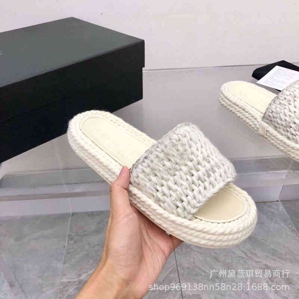 slippers spring cashmere hand woven fragrant wind round head one-way versatile, wearing thick soled slippers outside, Black
slippers spring cashmere hand woven fragrant wind round head one-way versatile, wearing thick soled slippers outside, Black