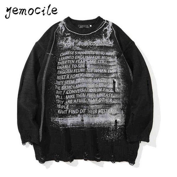 yemoclie harajuku sweater knitted letter oversized sweaters for men 2020 winter hip hop casual women high street sweater t220730, White;black
yemoclie harajuku sweater knitted letter oversized sweaters for men 2020 winter hip hop casual women high street sweater t220730, White;black