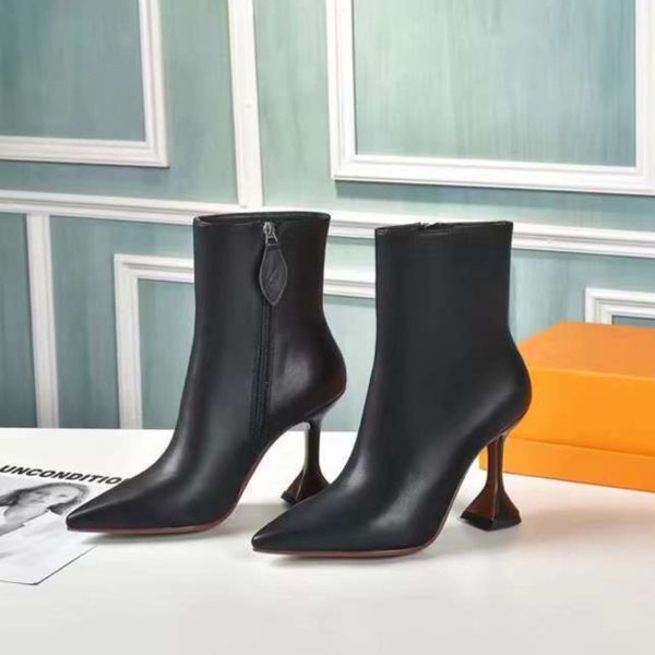 designers pointed-toe leather horseshoe heel boots luxury martin boots amina muaddi crystal fashion high heels genuine leather boot sock boo, Black
designers pointed-toe leather horseshoe heel boots luxury martin boots amina muaddi crystal fashion high heels genuine leather boot sock boo, Black