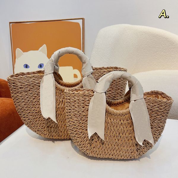 women handbag designer shopping bag fashion semi-circular straw woven totes 5a single shoulder bag classic summer picnic bags
women handbag designer shopping bag fashion semi-circular straw woven totes 5a single shoulder bag classic summer picnic bags