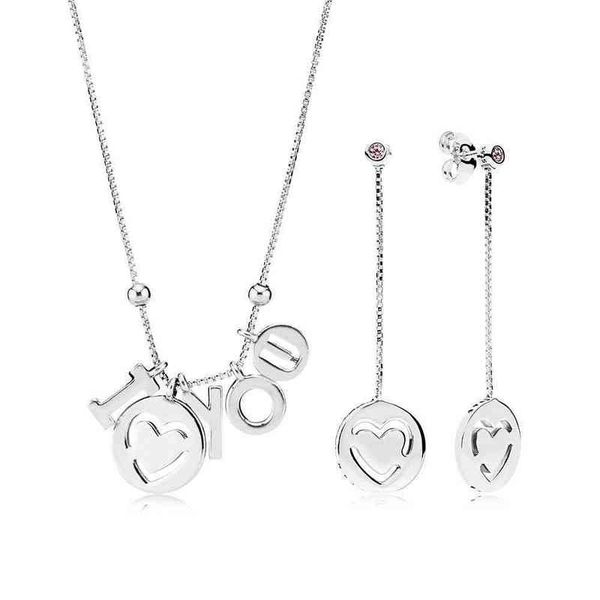 new 2018 100% 925 sterling silver i love you necklace and earring gift set fit charm original necklace jewelry a set aa220315
new 2018 100% 925 sterling silver i love you necklace and earring gift set fit charm original necklace jewelry a set aa220315
