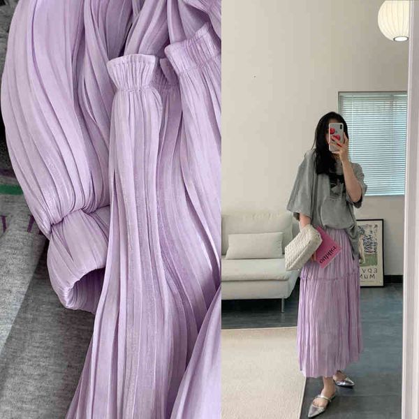 women's two piece pants amoi korea dongdamen solid color elastic waist pleated skirt side slit short sleeve t-shirt set josw, White
women's two piece pants amoi korea dongdamen solid color elastic waist pleated skirt side slit short sleeve t-shirt set josw, White