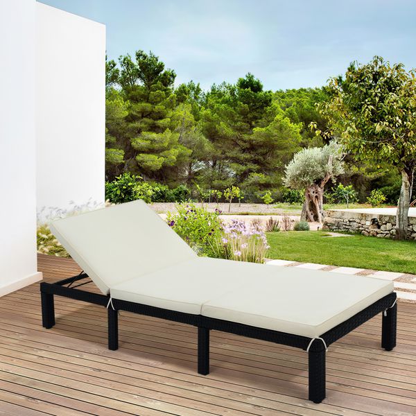 garden sets terrace furniture outdoor adjustable pe rattan recliner sunbed beige cushions
garden sets terrace furniture outdoor adjustable pe rattan recliner sunbed beige cushions