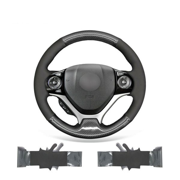 smooth carbon fiber suede car steering wheel cover wrap for honda civic 9 2012-
smooth carbon fiber suede car steering wheel cover wrap for honda civic 9 2012-