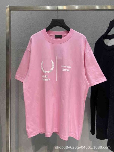 balencigas t-shirt high version b world food program short sleeve paris wheat spike double b tide brand t-shirt for men and women, White;black
balencigas t-shirt high version b world food program short sleeve paris wheat spike double b tide brand t-shirt for men and women, White;black