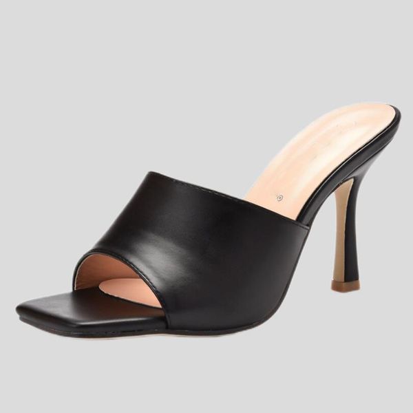 italy designer trendy brand women's sandals slippers stretch 90mm slip-on sandals leather thick heeled shoes luxury atmosphere shoe aaa, Black
italy designer trendy brand women's sandals slippers stretch 90mm slip-on sandals leather thick heeled shoes luxury atmosphere shoe aaa, Black